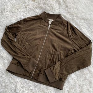 Forever 21 Suade/Velvet Jacket